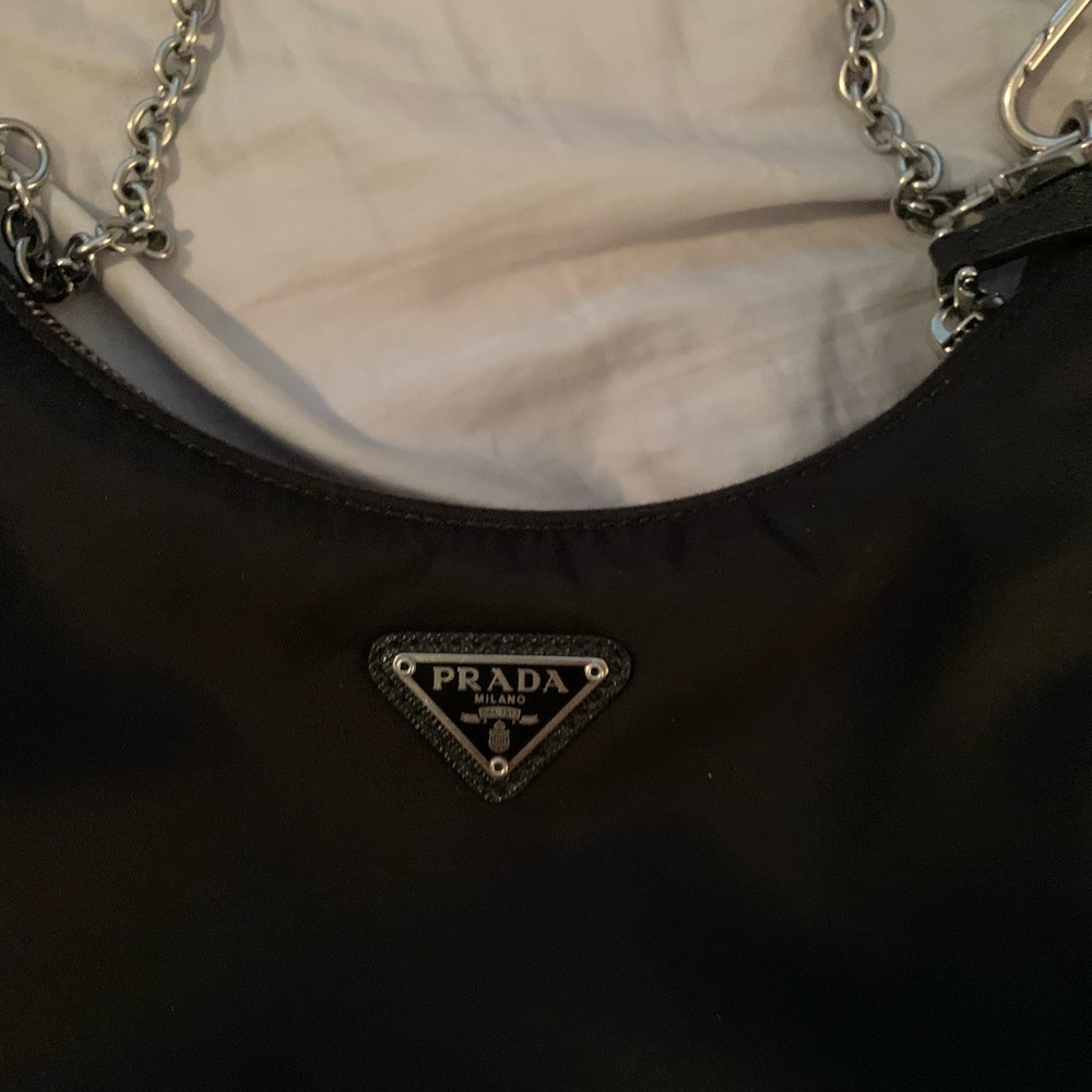 Prada re edition in black nylon